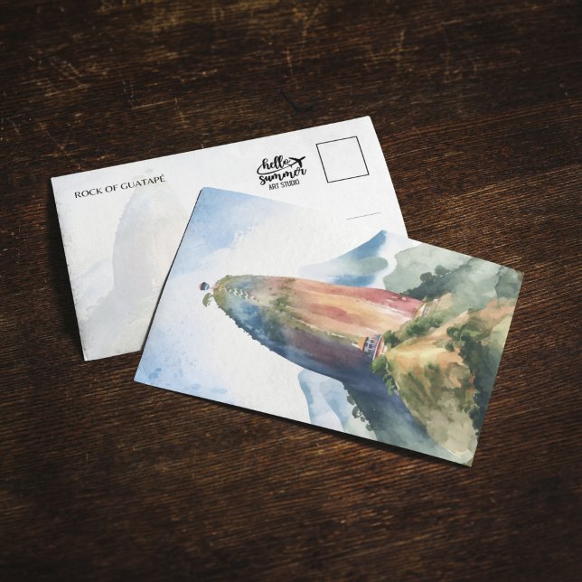 Rock of Guatape El Penon Colombia Postcard (Creator Uploaded)