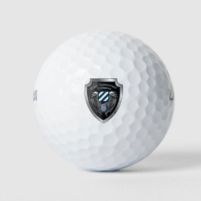 “Rock of the Marne” 3rd Infantry Division Golf Balls (Front)