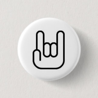 Rock On 3 Cm Round Badge