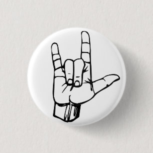 Rock On! 3 Cm Round Badge