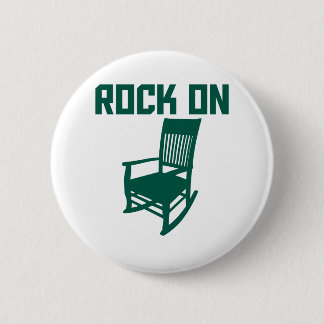 Rock On 6 Cm Round Badge