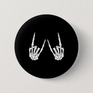 Rock On Band Halloween Costume Rock And Roll Men W 6 Cm Round Badge
