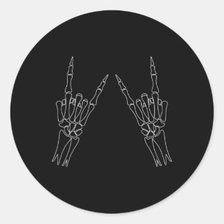 Rock On Band Tees For Women Rock And Roll s For Me Classic Round Sticker