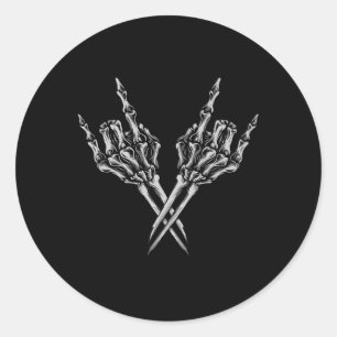 Rock On Band Tees For Women Rock And Roll s For Me Classic Round Sticker