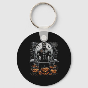 Rock On Bigfoot Sasquatch Loves Rock And Roll Sung Key Ring
