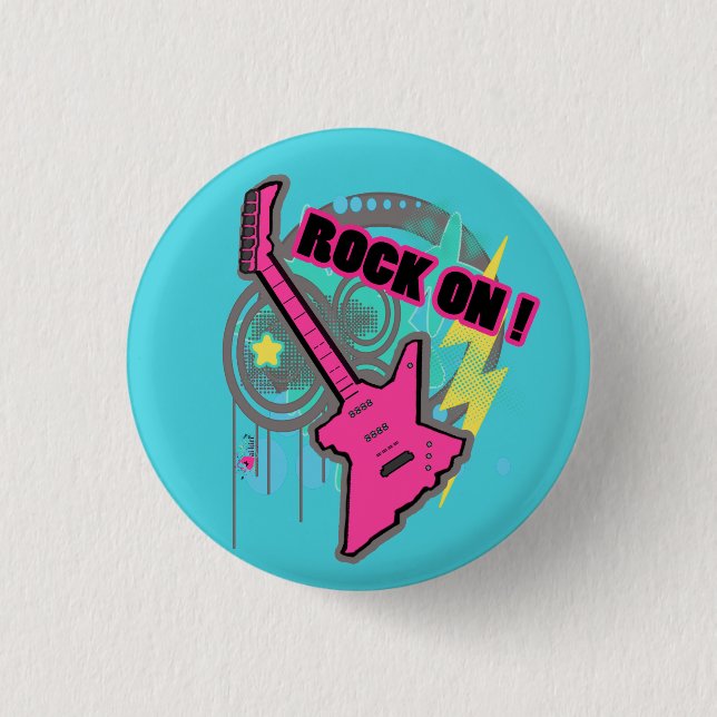 Rock On Button (Front)