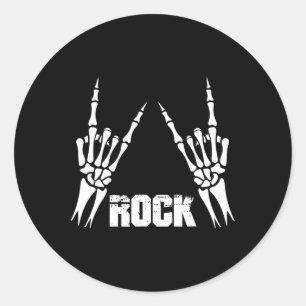 Rock On Bynd Tees For Women Rock And Roll S For Me Classic Round Sticker