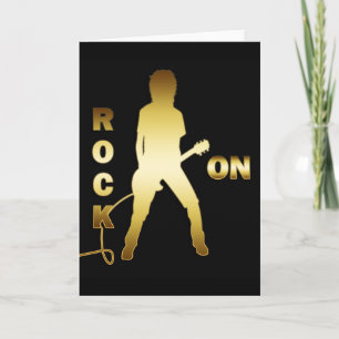 ROCK ON CARD