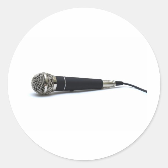 Rock on! classic round sticker (Front)