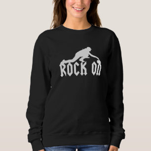Rock On Curling Curler Stone Broom Sweeping Ice Cu Sweatshirt