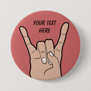 ROCK ON custom buttons