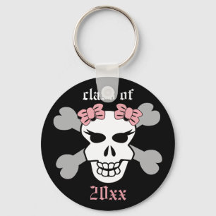 Rock on! Customised Graduation Keychain (pink)