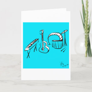 Rock On greeting card