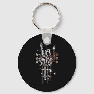 Rock On Guitar Neck Concert Bynd Tees For Women An Key Ring