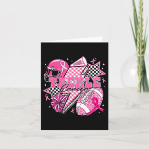 Rock On Halloween Chequered Pattern Skeleton Hand  Card