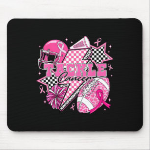 Rock On Halloween Chequered Pattern Skeleton Hand Mouse Pad