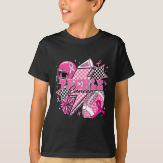 Rock On Halloween Chequered Pattern Skeleton Hand  T-Shirt