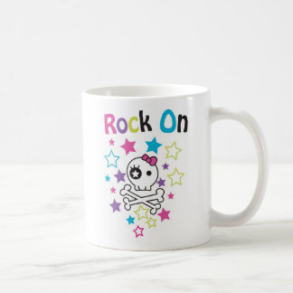 ROCK ON MUG SKULLS AND STARS