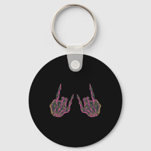 Rock On Rock Star Buddy Concert - Halloween Skelet Key Ring