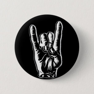 Rock Out! 6 Cm Round Badge