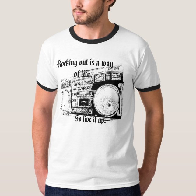Rock out. T-Shirt (Front)