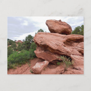 Rock Outcrop at Garden of the Gods Postcard