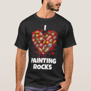 Rock Painter Young Artist I Love Painting Rocks _2 T-Shirt