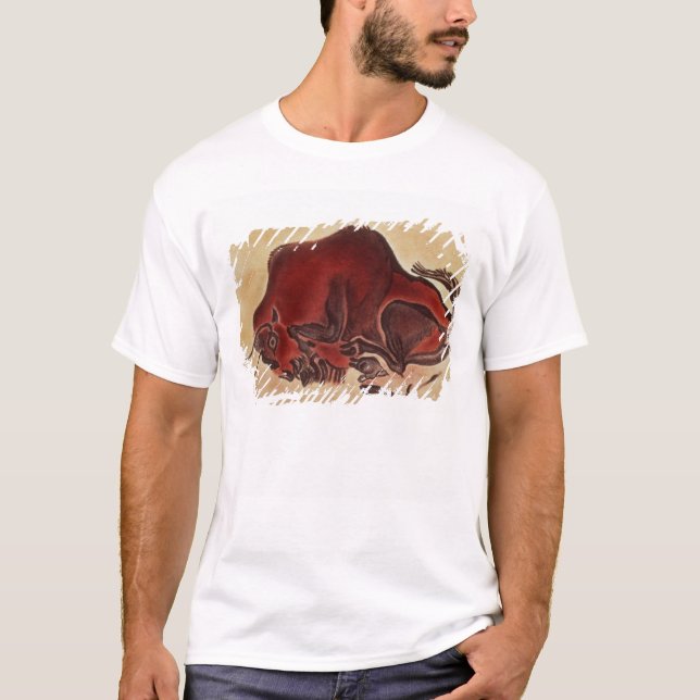 Rock painting of a bison, late Magdalenian T-Shirt (Front)