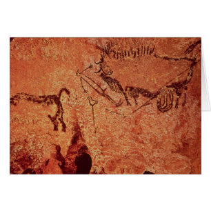 Rock painting of a hunting scene, c.17000 BC