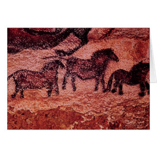 Rock painting of tarpans , c.17000 BC