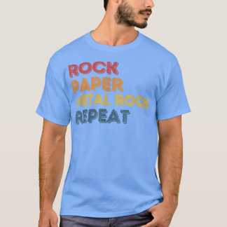Rock Paper Metal-Rock Punk Music Design For Musici T-Shirt
