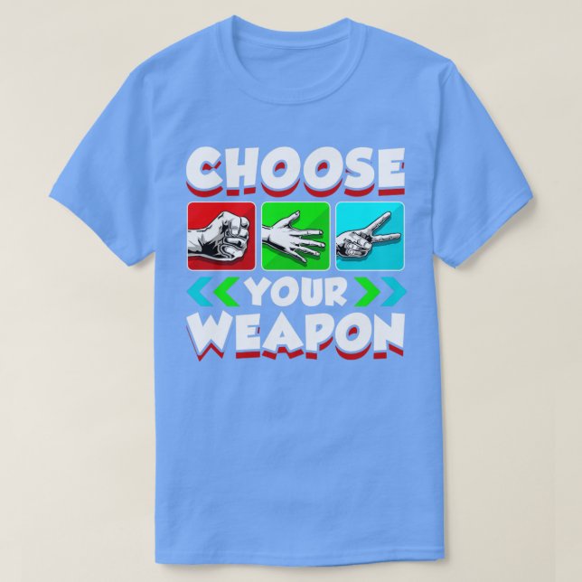 Rock Paper Scissors1 T-Shirt (Design Front)