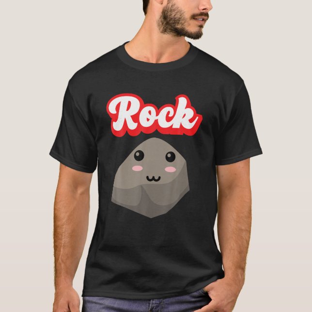 Rock Paper Scissors Funny Matching Halloween Group T-Shirt (Front)