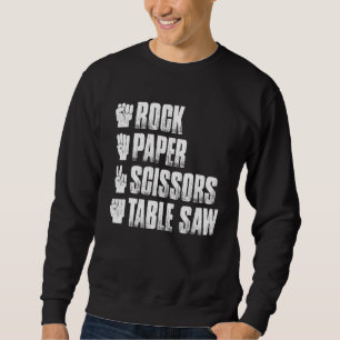 Rock Paper Scissors Hand Game Cute Paw  Cat 1 Sweatshirt