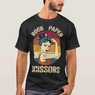 Rock Paper Scissors  Lesbian Women Girls Gay Pride T-Shirt