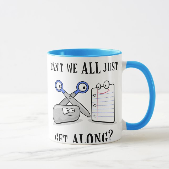 Rock-Paper-Scissors Mug (Right)