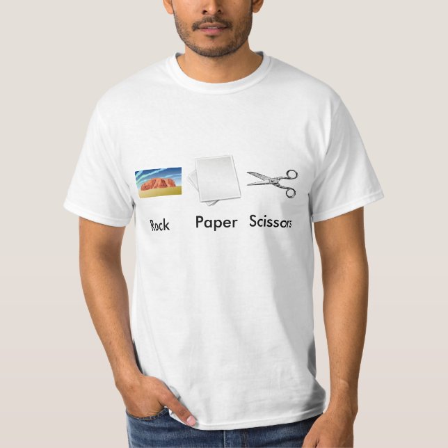 Rock Paper Scissors T-Shirt (Front)
