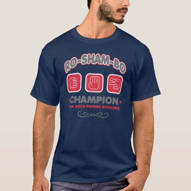 Rock Paper Scissors T Shirt (Front)