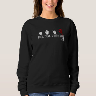 Rock Paper Scissors Table Saw Woodworker Sweatshirt