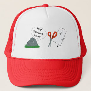 Rock, Paper, Scissors Trucker Hat