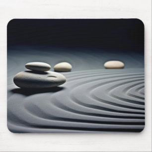 Rock Pebble Water Tranquil Peaceful  Mouse Pad