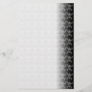 Rock Pirate Horror Skulls Stationery