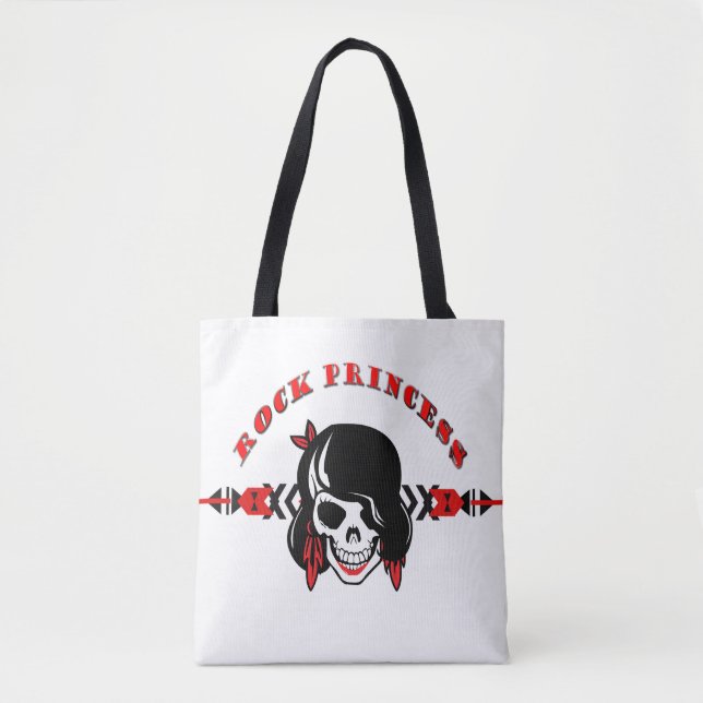 Rock Princess Tote Bag (Front)