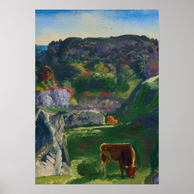 Rock Ridge Farm by George Bellows Poster (Front)