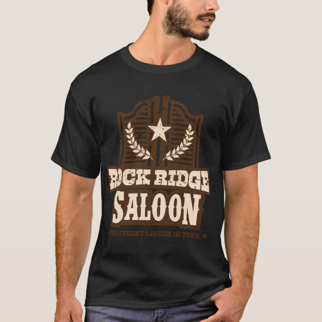 Rock Ridge Saloon T-Shirt (Front)
