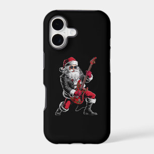 Rock & Roll Christmas Santa Claus Guitar Player