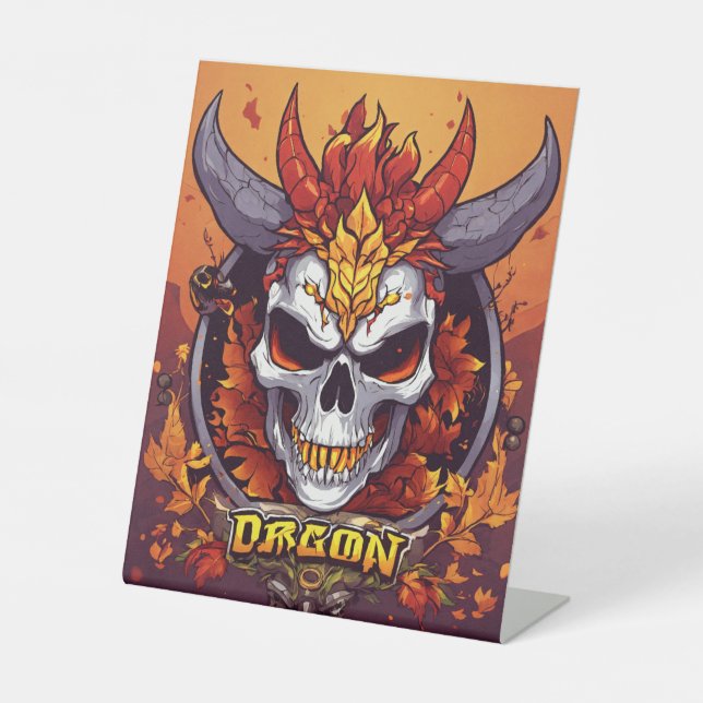 Rock & Roll Emblem Pedestal Sign Designs (Front)