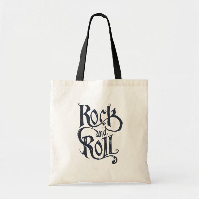Rock & Roll Hoodie Tote Bag (Front)