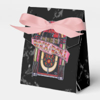 Rock & Roll Juke Box Retro Tent Favour Box