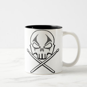 Rock & Roll Mug Cup Heavy Metal Drummer Cups Gifts